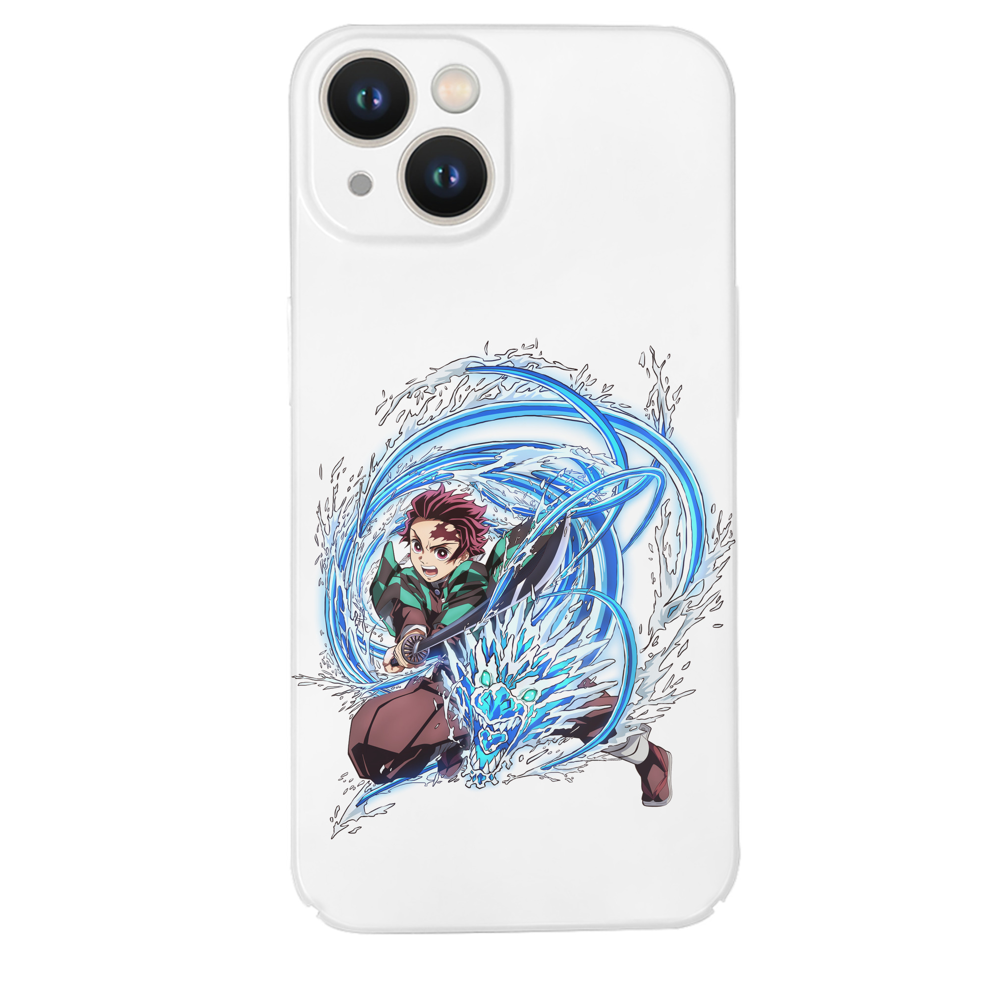 （画像用） 鬼滅の刃 竈門 炭治郎／かまど たんじろう Kamado Tanjirou 【iPhone 14シリーズ対応】ハードケース